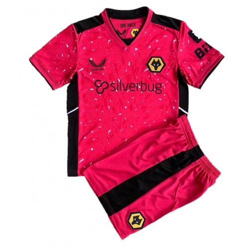 Wolverhampton Wanderers Fodboldtrøjer Målmand Børn Udebanesæt 2021/22 Kort ærmer Wolverhampton Wanderers Fodboldtrøjer Målmand Børn Udebanesæt 2021/22 Kort ærmer